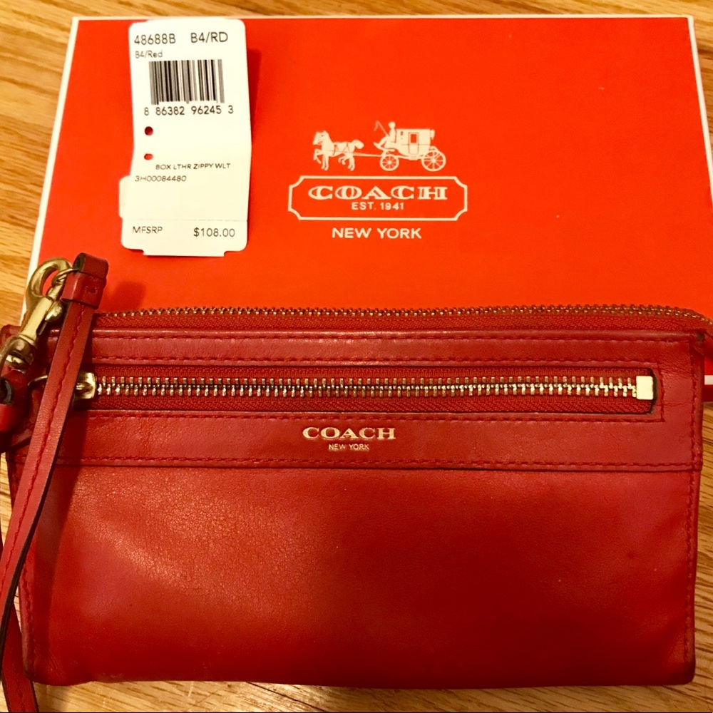 Large Coach Wristlet Wallet
